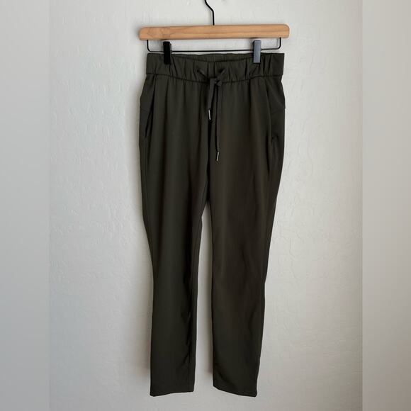 Lululemon on the fly jogger pants Olive green 2 - Picture 4 of 9